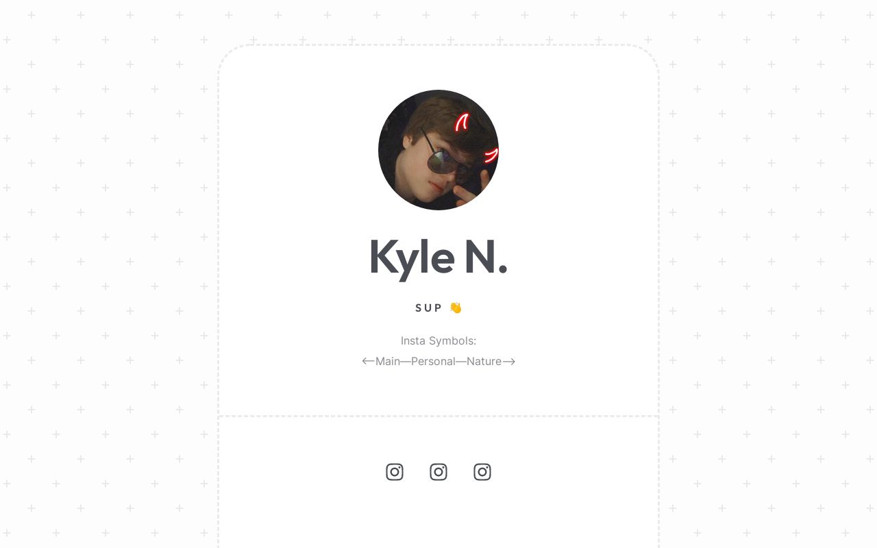 Kyle’s Insta Profiles